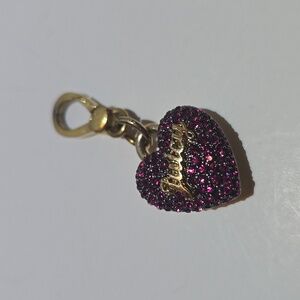 Juicy Couture Pink Heart Charm